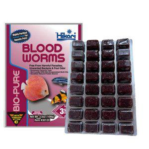 히카리냉동장구벌레5팩  냉짱 물고기사료 구피간식