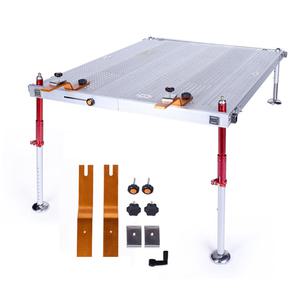 벌집 접지좌대 1000 * 900 / Z크랭크 와 쇼바 줌다리 포함 발판좌대 접지발판