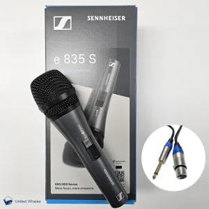 젠하이저 E835 S 유선 마이크 젠하이져 E835S 보컬 다이나믹 마이크 (XLR-55 5M 케이블포함)