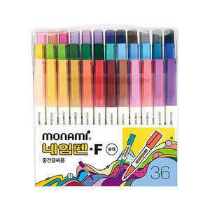 모나미  네임펜F 36색 세트
