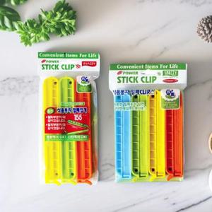 봉지집게 파워 클립 밀봉 밀폐 과자봉지 비닐봉투 보관 빵클립 홀더 집개 찝게 (3세트)