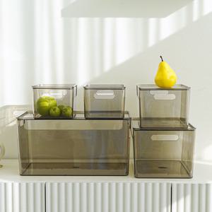 투명 다용도 공간박스 대형(뚜껑포함) 2color