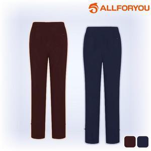 올포유여성 기모바지 겨울바지 밴딩 슬랙스 융본딩