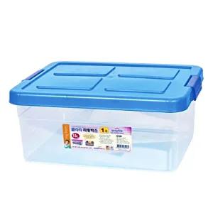 제이오마켓 리빙박스 1호 15L/펜트리 옷장 선반 옷 소품 장난감 투명 플라스틱 정리함 수납함 보관함