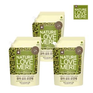 [GIFT] 네이쳐러브메레 아기섬유유연제 녹두 리필 1300ml 3팩
