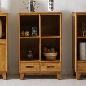 멜리스 고무나무원목 600 멀티수납장