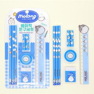 몰랑 베이직 문구세트 5탄 학용품 초등학생 단체 선물
