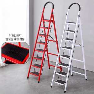 높은 발판 사다리 7단 8단 접이식 안전 가정용 휴대용