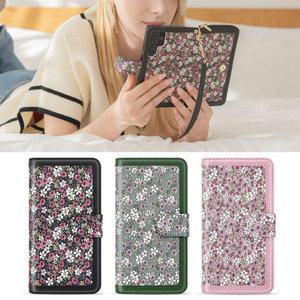 릴리 플라워 지갑형 다이어리 케이스 갤럭시S25 S24 울트라 A16 A55 A35 A25 아이폰16 15 프로 맥스