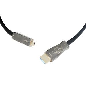 마하링크 ML-C8KH Micro HDMI to HDMI v2.1 하이브리드 광 케이블 (20m) (밀알)