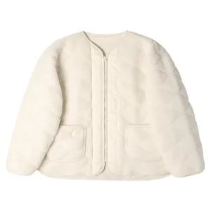 [스타터 블랙라벨]리버서블 플리스 자켓 (오프 화이트) SA234OJP01_OWH