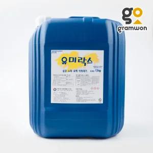 유미 락스 말통 13kg 업소용 대용량 식당 바닥 청소 소독 살균 표백