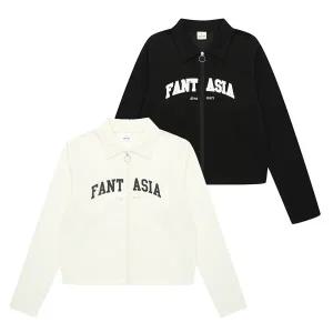 [틴톡] 여자 가을이월 레터포인트카라집업가디건(25OT153)