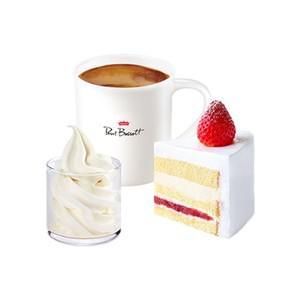 [폴 바셋]딸기생크림P+밀크아이스크림+룽고S