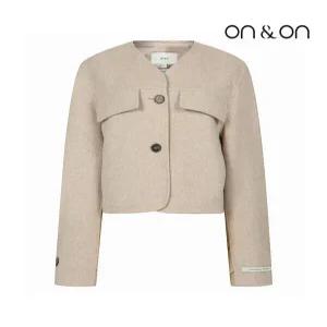 [온앤온][온앤온] 캐시미어 혼방 브이넥 핸드메이드 자켓(MW2WJ957)