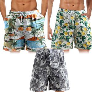남성 반바지 비치웨어 서핑 휴양지 물놀이 트렁크 팬츠 휴가룩