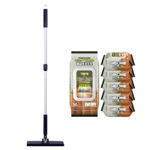 기본에 바로톡 밀대걸레 표준형 + 물걸레 청소포 세트