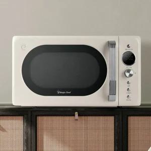 레트로 플랫 무회전 전자레인지 MEM-GRT20DC 20L