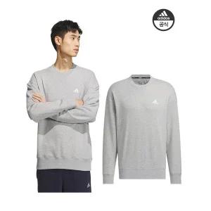 [하프클럽/아디다스]아디다스 남녀공용 부드럽고 편한 코튼 맨투맨/긴팔라운드티/스웨트셔츠-JF3941