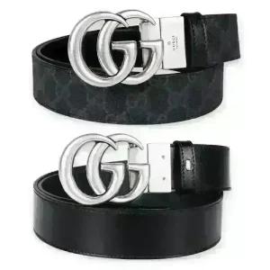 디몬트 구찌 남성 GG 마몬트 리버시블 벨트(블랙) 627055 92TIN 1000