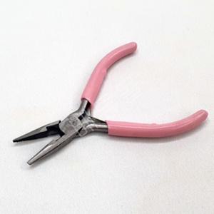 공예용 롱로우즈 미니롱로즈 핑크색 스프링없는 구부리기 키링철사 누름볼