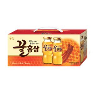 웅진  꿀홍삼 꼬마병 180ml 12병