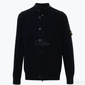 스톤아일랜드 547A3 램스 울 스웨터 8115547A3 A0020 램스울 집업 버튼 니트 가디건