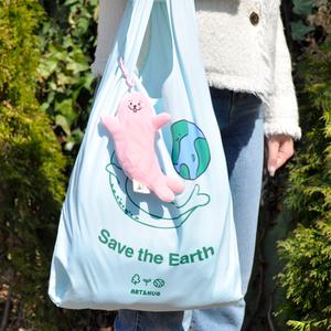 아트앤허그 키링 장바구니 파우치 선택형 포봄이 에코백 백참 휴대용 쇼퍼백