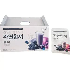자연한끼 블랙 40g 30포 블랙푸드 함유 선식
