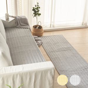 국내생산 여름 시어서커 소파매트 쇼파커버 쇼파패드 4인용 65cmx230cm