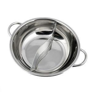 샤브샤브 반반 나눔냄비(28cm) 인덕션 가능 훠궈 냄비 훠거 전골