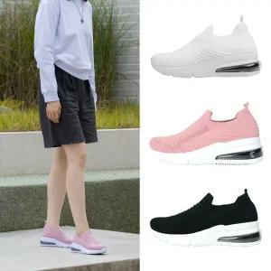 [슬레진저] 여성 니트 슬립온 에어 운동화