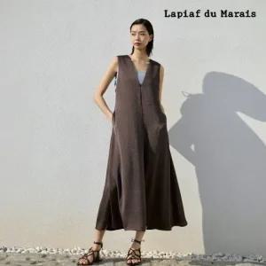 라삐아프 25SS 라삐아프 새틴원피스