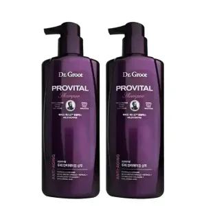 닥터그루트 2025 최신상 프로바이탈 두피 안티에이징 탈모샴푸 500ml 2개 힘없는모발용