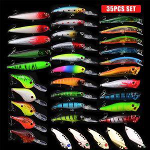 [이지커머스]암산코리아 플레어 하드베이드 35개 루어세트 하드베이트 루어낚시세트 낚시세트 저크베이트
