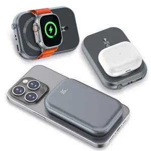 UM2 아이폰 애플워치 에어팟 프로 3in1 맥세이프 20W C타입 PD고속 충전 보조배터리 10000mAh MF10K