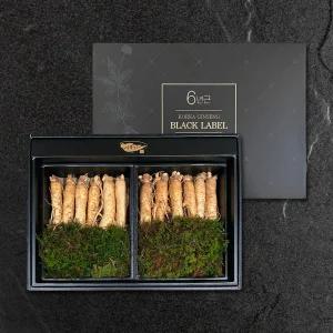 풍기인삼 자가경작 6년근 수삼 인삼선물세트 블랙라벨 750g(11-14뿌리)