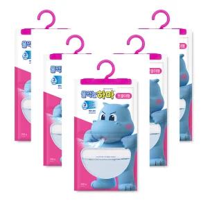 물먹는하마 습기제거제 옷걸이형 250g 5개