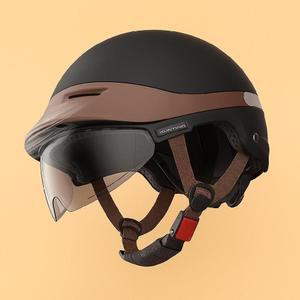 여름용반모헬멧 썬캡바이저  스쿠터오토바이 남녀공용 헬멧