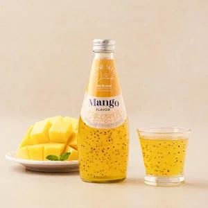 노브랜드 바질씨드드링크 망고 290ml