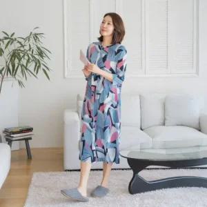 엄마옷 마담4060 찰랑스판홈웨어원피스 여성원피스 -ZHW2504001-