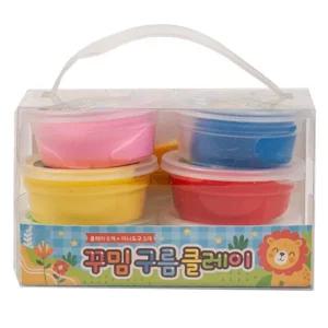 꾸밈구름클레이세트/6색/컬러/점토/소용량/꾸미기/만들기/재료/색점토/어린이/유아/유치원/초등생/장난감