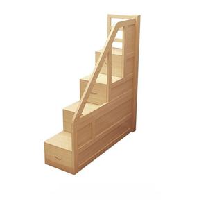 계단형 서랍 원목 공간활용 수납 벙커 복층 이층 침대