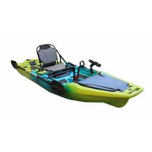 1인용 페달 카약 수상 자전거 보조 배 보트 카누 피싱 낚시 레저 배스 오리배 분리형 무동력 바다 조립식