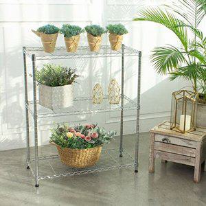 대건통상메탈 스탠드선반 750 3단 실버-W89504A