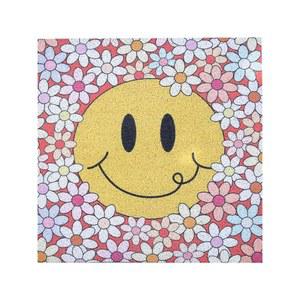 스마일 출입구 미끄럼방지 매트 귀여운 부드러운 빌라 없는 카페 출입구를 해피 규조