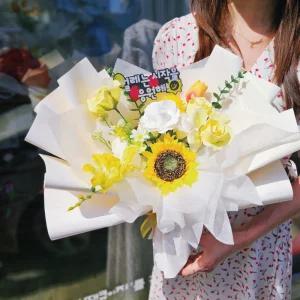 프리미엄 비누꽃다발 장미꽃선물 축하 예쁜 졸업식꽃다발