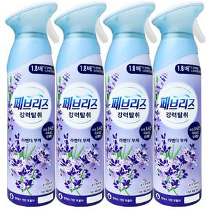 페브리즈 에어 공기탈취제 라벤더 부케 165g 4개