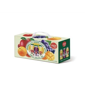 해태)과일촌 아침에 미니병선물세트(오렌지+포도+사과/180mlx12병)