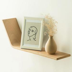 국산 우드 세련벽걸이선반 거실 인테리어 다용도벽선반500